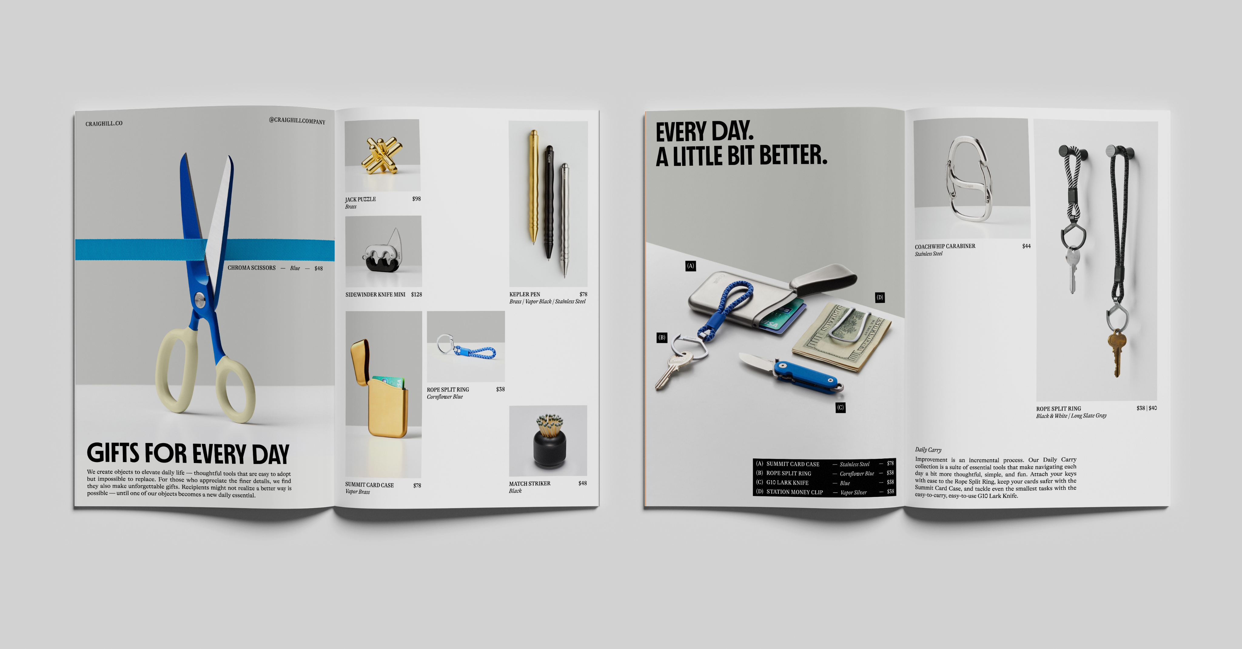 Anders brand wordmark in white placed on top of an image of a modern interior design.